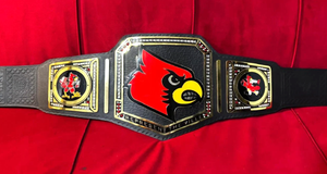 Cinturón de Campeonato de los Louisville Cardinals, Talla Adulto, Hecho de Zinc Premium de 2mm y 4mm - Product Image 3