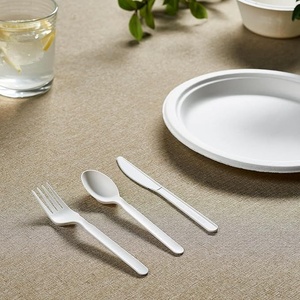 Couteau à papier de conception nouvelle et moderne, 155 mm, ustensiles jetables écologiques pour la livraison et les plats à emporter, lot de 25 pièces, couverts pour la consommation alimentaire - Product Image 1
