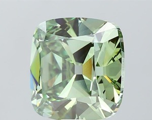 Diamant de laboratoire 5,20 carats vert vif fantaisie VS1, taille ancienne, certifié IGI, CVD, pierre libre pour bijoux de caractère - Product Image 5