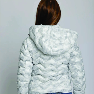 Chaqueta Acolchada Ligera con Cuello Alto para Hombre, Invierno, Resistente al Viento, Relleno de Poliéster, Casual, con Logotipo Frontal - Product Image 3