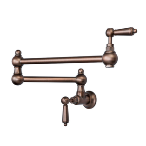 ก๊อกน้ำติดผนังสำหรับเติมน้ำลงหม้อขนาดใหญ่เหนือเตาและอ่างล้างจาน พร้อมก๊อกน้ำแบบหมุนได้ - Product Image 1