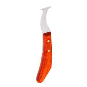 Cuchillo para Pezuñas con Hoja de Acero Inoxidable y Mango de Madera, Herramienta Ergonómica para el Cuidado de Caballos, Ovejas, Cabras y Ganado - Product Image 6