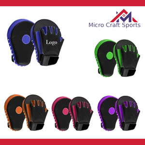 Professional Equip of <b>Boxing</b> Mitt Focus Pad Leather Focus Pad Custom <b>Boxing</b> Training Martial Arts Focus Mitts Quality Pakistan - Product Image 2