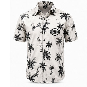 Men's Casual Street Style Printed Shirt with Comfortable Fabric and Premium Quality Finish OEM / ODM Clothing - Product Image 1