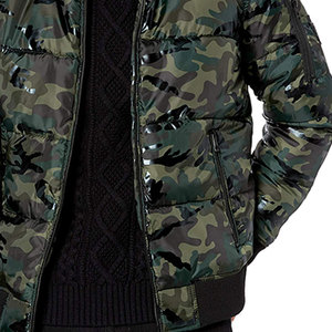 Veste d'hiver à capuche pour homme, style streetwear décontracté, coupe bomber oversize, parka épaisse matelassée pour l'extérieur, taille plus - Product Image 4