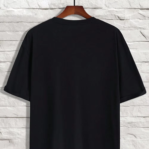 เสื้อยืดคอกลมผู้ชายแบบสั่งทำพิเศษ เนื้อผ้านุ่ม ระบายอากาศได้ดี พิมพ์ลายซิลค์สกรีน รับผลิตแบบ OEM เสื้อลำลองคุณภาพสูง จำหน่ายจำนวนมาก - Product Image 2