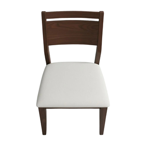 Chaise de salle à manger en bois massif simple et minimaliste avec siège rembourré pour la maison, le restaurant, le café, assise en bois moderne confortable - Product Image 6