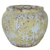 Pot de fleurs en céramique écologique de différentes tailles, fabriqué sur mesure en usine, avec trou de drainage et emballage personnalisé