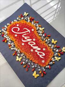 Beautiful themed quilling <b>paper</b> decorations handcrafted for gifting events wall decor festivals and crafts. - Product Image 4