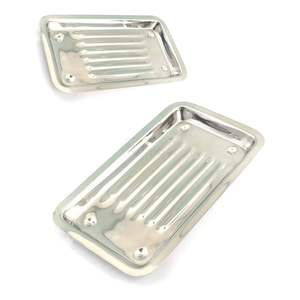 Bandeja de acero inoxidable para instrumentos dentales, organizador de herramientas quirúrgicas de alta calidad, bandeja médica plana acanalada para esterilización - Product Image 2