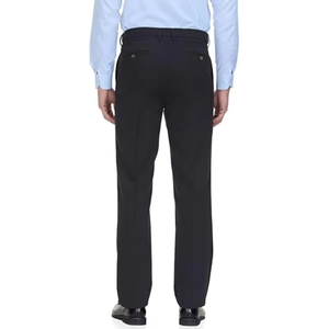 Professional Men's Formal Pants Mid Waist Zipper Fly Straight Cut Modern Fit Comfortable <b>Linen</b>/Cotton Waterproof Lifestyle - Product Image 2