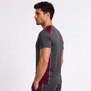 Camisetas de Gimnasio Personalizadas para Hombre, Cuello Redondo, Manga Corta, 100% Algodón, Ecológicas, de Secado Rápido, Transpirables, para Fitness, Deportes, Casuales, Corte Regular - Product Image 4