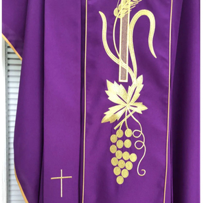 Vêtements liturgiques unisexes : Chasuble imprimée, Étole, Robe de prêtre chrétien, Soutanes longues, Costume de clergé d'Halloween, Vêtement de prière respirant à enfiler - Product Image 2