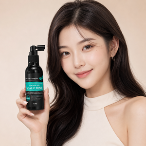 Tonique équilibrant pour le cuir chevelu AOMI 150ml à l'huile d'arbre à thé, prévention de la chute des cheveux, soin des cheveux gras, enrichi en minéraux et vitamines - Product Image 1