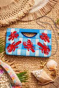 Bolsos de mano de lujo con purpurina, hechos a mano y con cuentas, bordados, para fiestas nocturnas y bodas, de Glowin Fashion. - Product Image 2