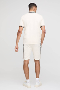 New Trendy Men’s Summer Co Ord <b>Set</b> Oversized Tee and Shorts Street Style Two Piece <b>Set</b> OEM Urban wear Fashion Casual Breathable - Product Image 6