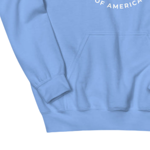 Sweat-shirt à capuche unisexe bleu clair en molleton doux à manches longues avec poche kangourou, vêtement décontracté d'hiver, streetwear tendance - Product Image 5