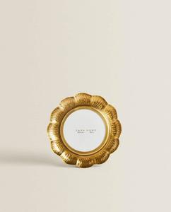 Cadre photo floral doré martelé de luxe, décor de table élégant et classique pour maisons et salons - Product Image 3