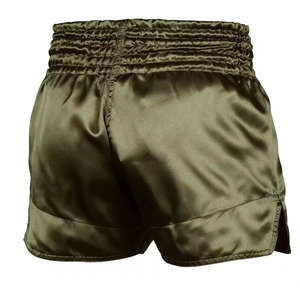 OEM Wholesale Canvas Boxing Shorts Muay Thai MMA Custom Front Logo <b>100</b>% <b>Polyester</b> 220g Quick Dry Breathable Premium Quality - Product Image 1