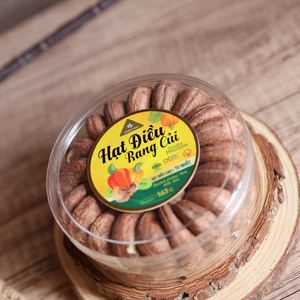 Noix de cajou salées certifiées ISO, bio, torréfiées, W180, boîte cadeau gourmet 163g, durée de conservation de 12 mois, Dong Phu, vente en gros au Vietnam - Product Image 1