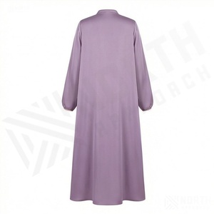 Abaya élégante pour femmes, longueur totale, design sobre, confectionnée en tissu léger, pour la prière ou le style quotidien, tenue de luxe. - Product Image 2