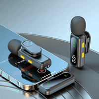 Microphone de conférence sans fil cravate à suppression de bruit, à condensateur omnidirectionnel, Type-C pour smartphones et ordinateurs 117