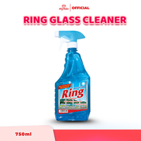 Nettoyant pour vitres écologique Ring, finition cristalline, formule à séchage rapide pour fenêtres, miroirs, portes et surfaces en verre