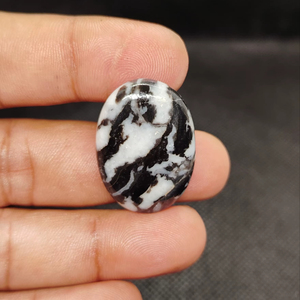 Wholesale Zebra Jasper Loose Gemstones Cabochons Hand Polished Flat Backs for Jewelry Making - Product Image 1