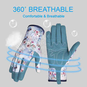 Eco Friendly Leather Safety Gardening <b>Gloves</b> Made From Premium Material Suitable For Outdoor Gardening - Product Image 4