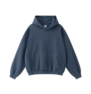 Sudadera con Capucha y Cremallera Personalizada de Felpa Gruesa de 350g, 100% Algodón, Estilo Urbano, Tie-Dye, Logotipo Frontal, Transpirable, Casual, Unisex - Product Image 4