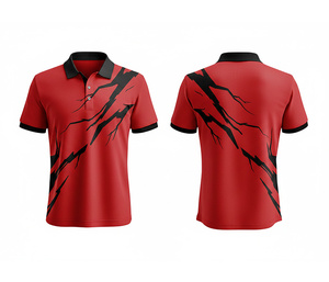 Custom Logo Sublimated Polo Shirt for Teams Durable Stitching for Men Women Youth Quick-Dry Dry-Fit Active Polo - Product Image 2