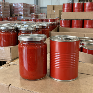 Pasta de tomate enlatada al por mayor en latas listas para exportación con sabor equilibrado para mezclar en salsas y suministro a granel - Product Image 2