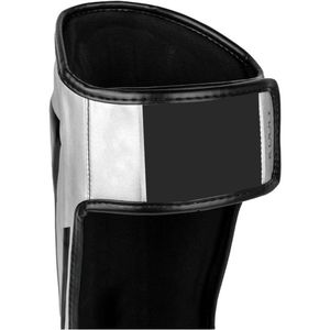 Professional Boxing Shin Guards Lightweight PU Leather Aluminum Frame Buckle Closure Calf Protection Kick Leg <b>Support</b> Shank Pad - Product Image 3