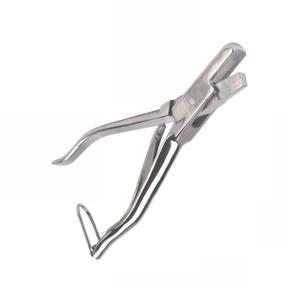 Coupe-oreilles vétérinaire robuste de 6 pouces en acier inoxydable forgé, petit modèle rectangulaire, réutilisable et réglable pour bovins/chèvres/porcs - Product Image 2