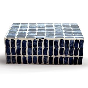 Boîte de rangement de bijoux en bois de luxe avec incrustations complexes, organisateur artisanal écologique pour coiffeuse - Product Image 3