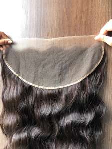 วิกผมแท้ 100% แบบดิบ ไม่ผ่านกระบวนการใดๆ จากผู้บริจาคคนเดียว ขนาด 28 นิ้ว 13x6  แบบ HD Lace สีดำสนิท ลอนคลื่น สำหรับผู้จำหน่ายผมปลอมส่วนบุคคล - Product Image 5