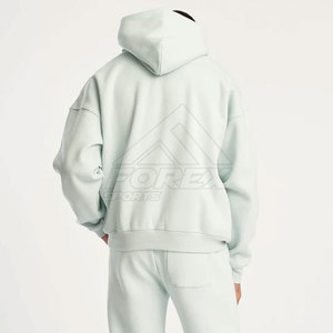 เสื้อฮู้ดดี้ขายส่งจากโรงงานปี 2026 ฮู้ดดี้ผู้ชายโลโก้สั่งทำ ฮู้ดดี้โพลีเอสเตอร์สีตัดกันสำหรับผู้ชาย - Product Image 2