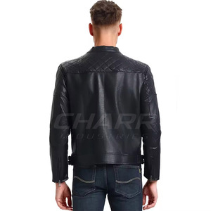 Diseño clásico con material duradero y acabado de primera calidad para uso casual, chaqueta de cuero para hombre para invierno. - Product Image 3