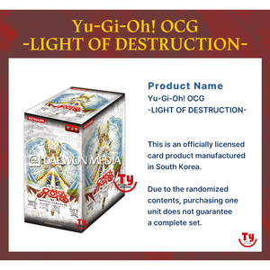 Yu-Gi-Oh OCG Light of Destruction Booster Pack Tarjetas de Cartón - Product Image 3