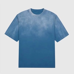 Camisetas para Hombre, Nuevo Diseño, Camiseta Lavada al Ácido, Lisa, 100% Algodón, Camisetas con Lavado Ácido - Product Image 5