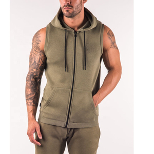 Haut de sport sans manches pour homme, séchage rapide, respirant, avec cordon de serrage, haute qualité, pour gym et fitness 2026 - Product Image 1