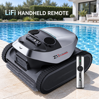 Nettoyeur de piscine télécommandé Z1 Pro LiFi pour un contrôle sous-marin avec navigation intelligente PoolSense et nettoyage sans fil