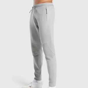 Breathable <b>Stretch</b> Fabric Activewear Bottoms Sweat Pants Casual <b>Trousers</b> with Side Pockets Sweat Pants - Product Image 2