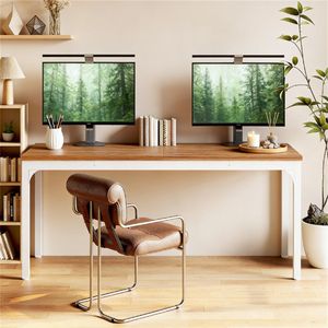 Extra Long Rectangular Executive Computer <b>Desk</b> for Office or Conference Use - Product Image 3