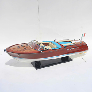 เรือเร็วไม้ทำมือรุ่น SUPER RIVA LAMBOR.GHINI LUXURY EDITION จากอิตาลี ขัดเงา ทาสี พร้อมตั้งโชว์ สำหรับธุรกิจหรูหรา - Product Image 1