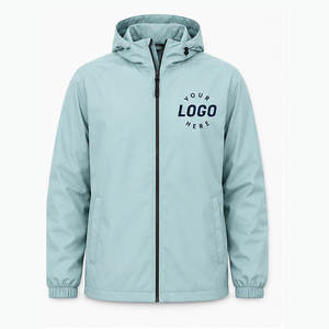 Custom Lightweight Hooded Waterproof Windbreaker Jacket <b>Men</b> Windproof Outdoor <b>Rain</b> <b>Coat</b> OEM ODM Private Label Manufacturer - Product Image 5