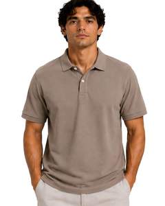 Camisa Polo de Algodón Piqué Personalizada, Ropa Casual Elegante de Primera Calidad, Fabricante de Ropa de Marca Privada OEM ODM - Product Image 1