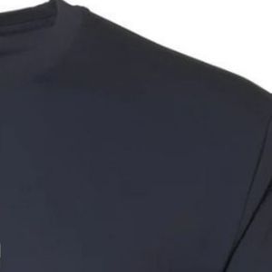 T-shirt pour homme bleu marine, col rond, manches courtes, coton doux, décontracté, basique, léger, respirant, à porter tous les jours en été - Product Image 4