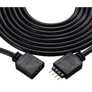 Kit di 6 Strisce LED Intelligenti con Cavo di Prolunga RGB a 4 Pin, Connettori per Strisce LED 5050 3528, Cavo a 4 Pin RGB LED, Set da 12 Pezzi - Product Image 1