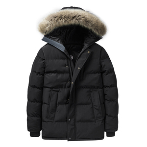 High Quality Men's Long <b>Thin</b> Bubble <b>Jacket</b> <b>Waterproof</b> Latest Fashion Style Customized Logo Wholesale Price Custom Sizes Shining - Product Image 3